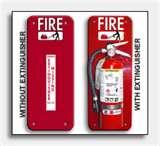 Fire Extinguisher Backboard