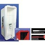 Plastic Fire Extinguisher Cabinet (White or Red) w/ Hammer
